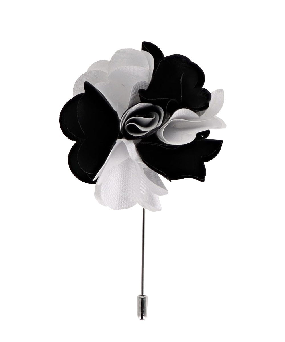 Vittorio Vico Unisex Satin Stick Flower Lapel Pin - Suits You Sir - TT - F035 - 