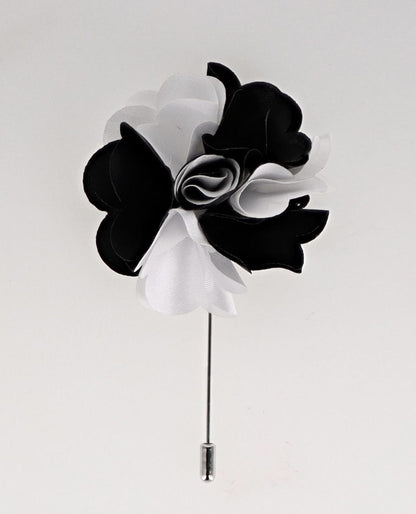 Vittorio Vico Unisex Satin Stick Flower Lapel Pin - Suits You Sir - TT - F035 - 