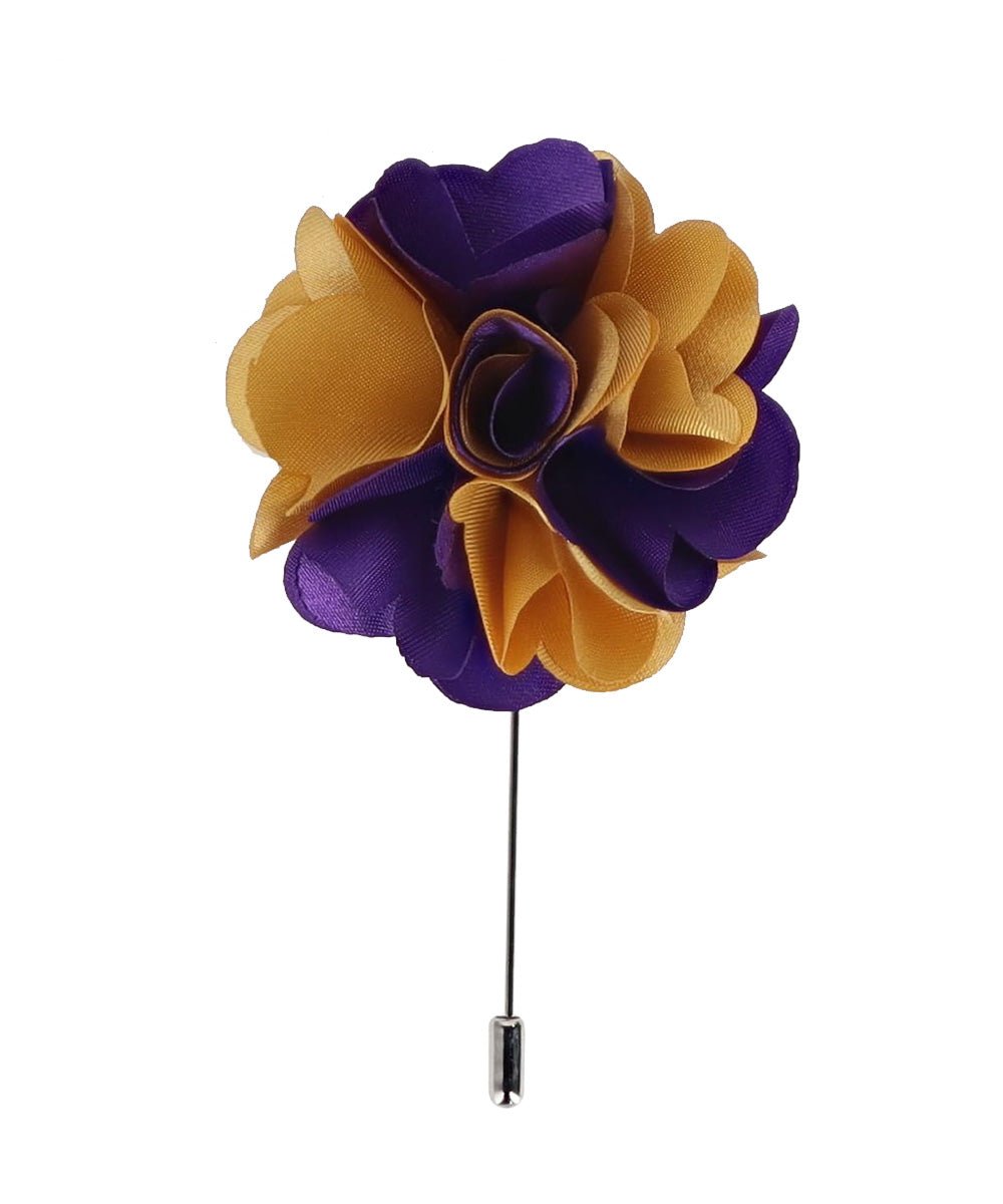 Vittorio Vico Unisex Satin Stick Flower Lapel Pin - Suits You Sir - TT - F069 - 