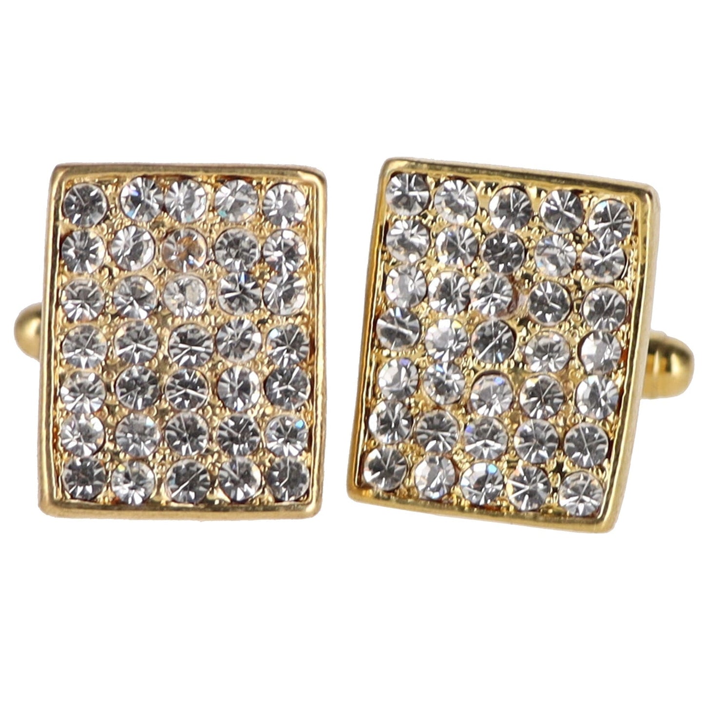 Vittorio Vico Very Fine Cufflinks (90xx Series) - Suits You Sir - Clear and Silver - 