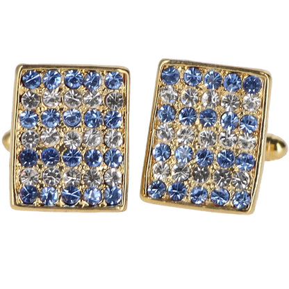 Vittorio Vico Very Fine Cufflinks (90xx Series) - Suits You Sir - Green and Gold - 