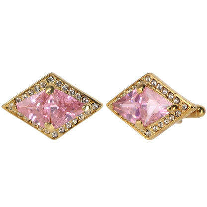 Vittorio Vico Very Fine Cufflinks (90xx Series) - Suits You Sir - Pink and Gold - 