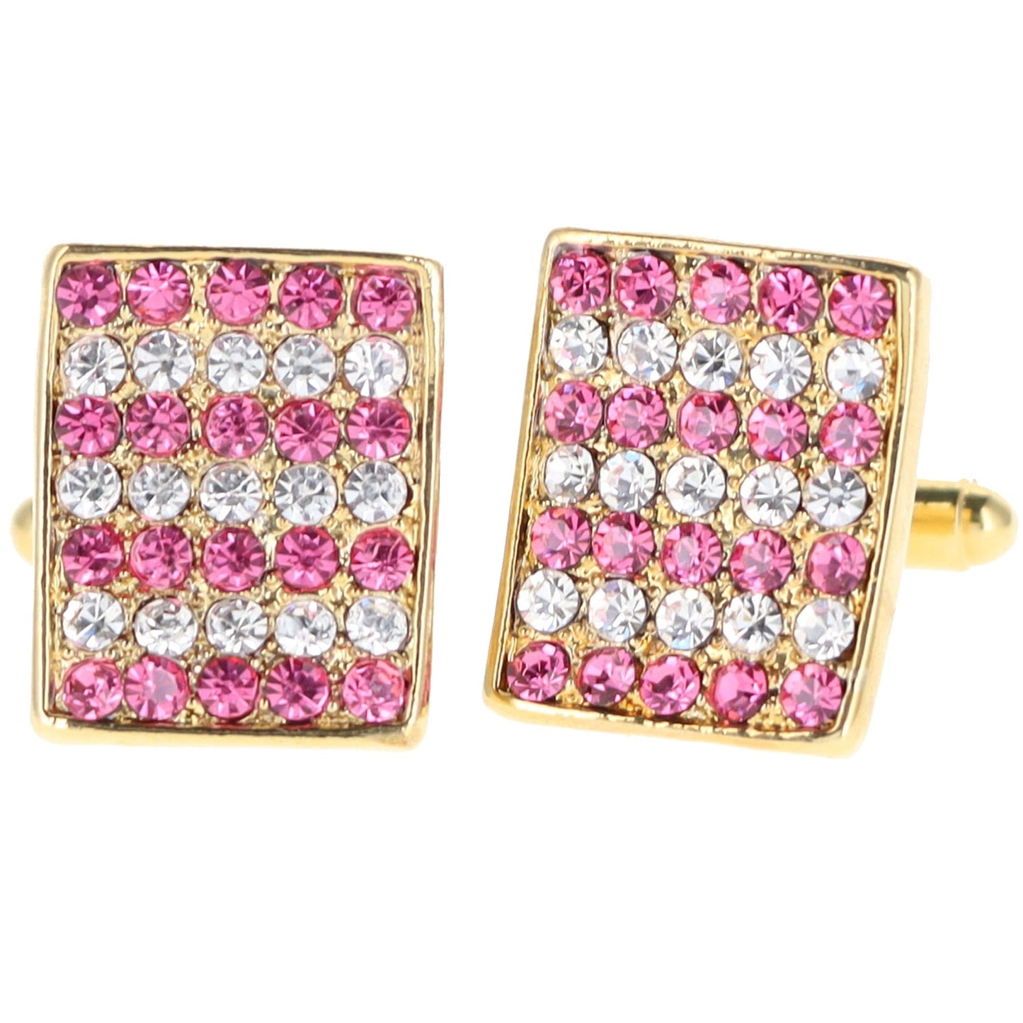 Vittorio Vico Very Fine Cufflinks (90xx Series) - Suits You Sir - Pink/Gold (CL 9013) - 