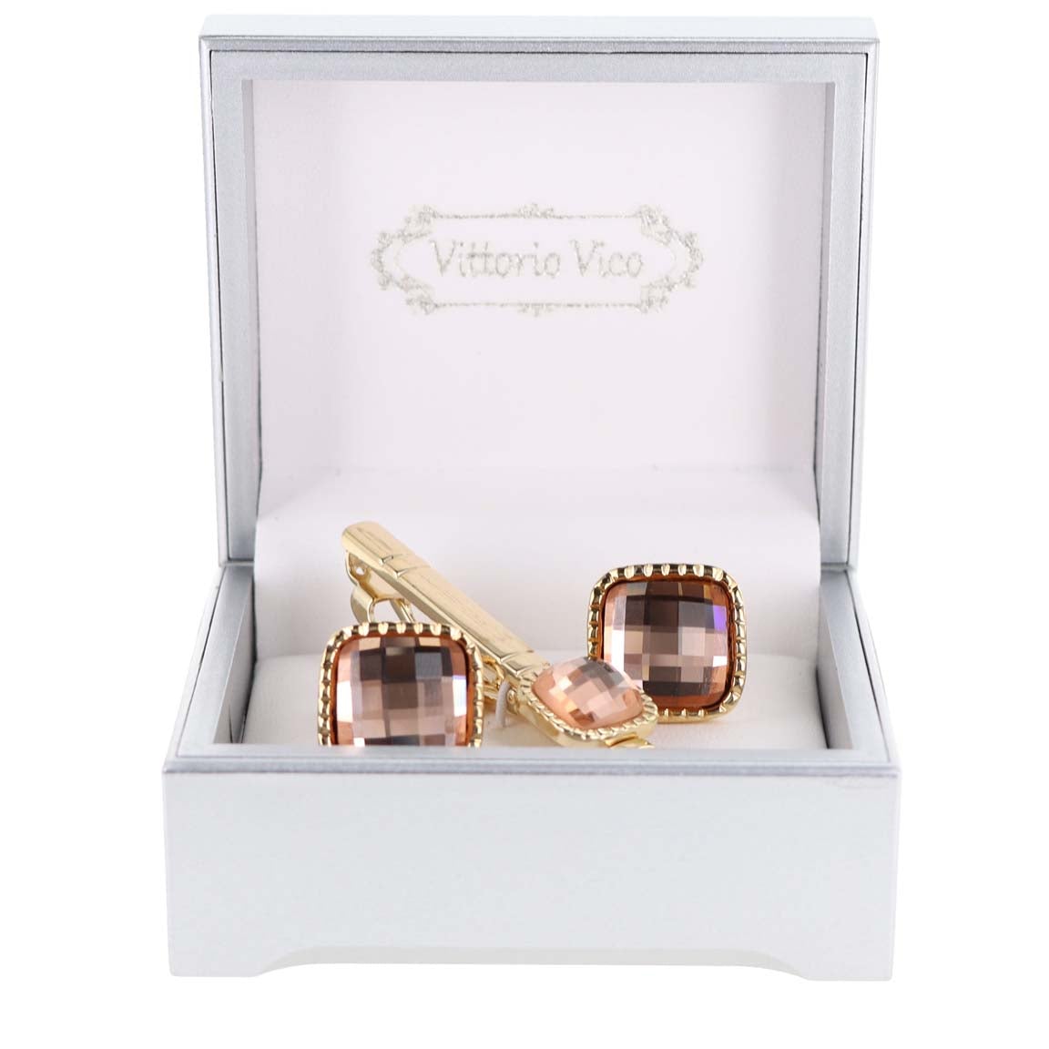 Men's Cufflink & Tie Bar Set | Vittorio Vico