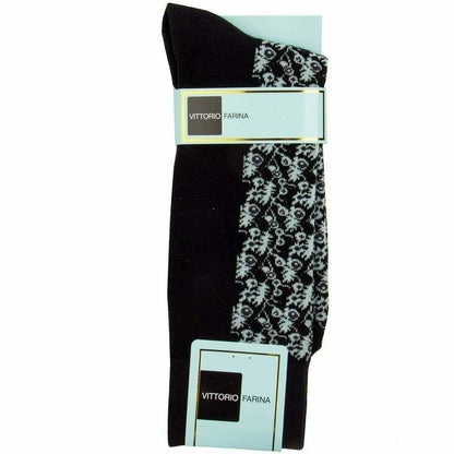 Vittorio Farina Men's Cotton Anklett Design Dress Socks